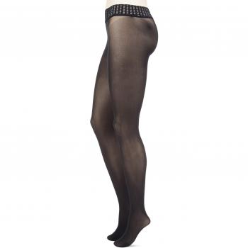Wolford Fatal 50 Ceidos, 50 DEN, Negro, XS para Mujer