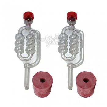 Airlocks and Bored Rubber Bungs by Home Brew Online