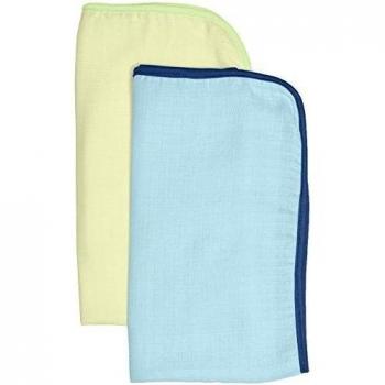 Mycey 210.001 MAYE muselina Gran Multiuso Touch, juego de 2 piezas, azul / verde