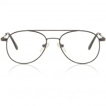 Pilot Full Rim Metal Kids' Prescription Glasses Online Grey Size 44 - Blue Light Block Available - SmartBuy Kids