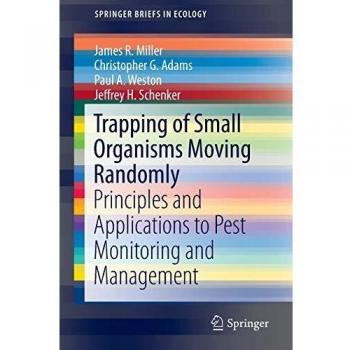Trapping of Small Organisms Moving Randomly: Principles and Applications to Pest Monitoring and Management