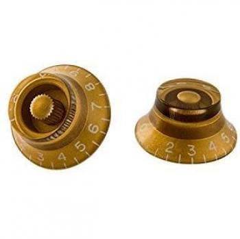 Gibson PRHK-020 Gold Top Hat Knobs 4 Pack for Electric Guitars