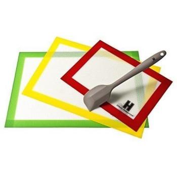 Urbane Homewares Non-Stick Baking Mats - 3 Sheet Set