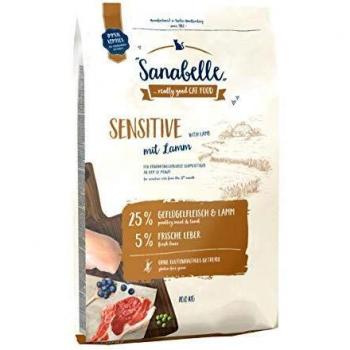 Sanabelle Sensitive Adult Lamb & Rice Dry Cat Food - Economy Pack: 2 x 10 kg
