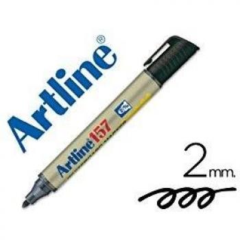 Rotulador artline pizarra ek-157 negro -punta redonda 2 mm