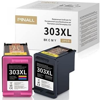 PINALL Cartuchos de tinta compatibles con HP 303 XL 303XL para HP Envy Photo 7830 6230 6232 6220 7130 7820 7131 7120 7832 Tango X