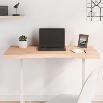 Tablero de escritorio madera maciza de haya 100x(45-50)x4 cm vidaXL