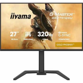 Monitor Gaming iiyama G-MASTER Gold Phoenix GB2791QSU-B1 27 QHD 320Hz IPS 0.6ms G-SYNC HDR10 USB-C