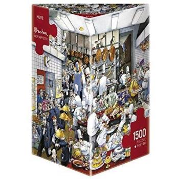 Puzzle Heye Bon Appétit 1500 Piezas - Diseño Triangular