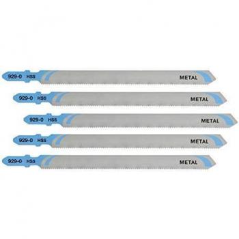 DEWALT DT2085-QZ - Hojas de sierra de calar HSS, longitud: 132mm,paso de diente: 1.2mm, para cortes rectos en planchas de metal finas,metales no ferrosos