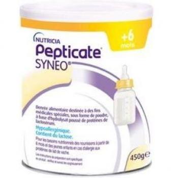 Leche en Polvo Pepticate Syneo +6 Meses 450g - Alergia a las Proteínas de Leche de Vaca