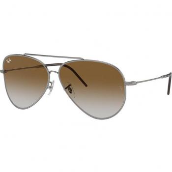 Ray-Ban Aviator Reverse RB0101S 004/CB Sunglasses Gunmetal Frame Pilot Unisex