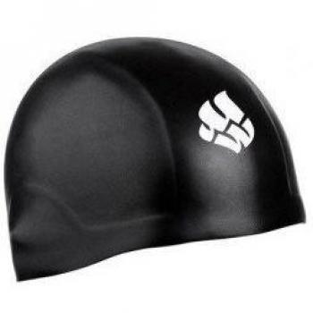 Gorro de natación Mad Wave R-Cap Aprobado por FINA negro - S