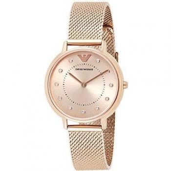 Emporio Armani Reloj Analogico para Mujer de Cuarzo con Correa en Acero Inoxidable AR11129