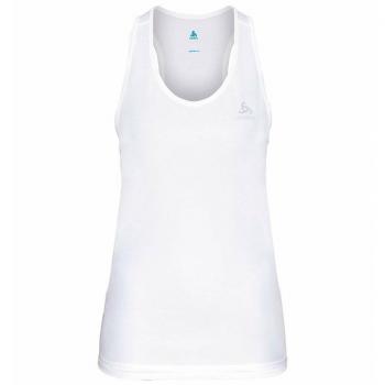 Odlo Crew Neck Essential Camiseta De Tirantes Mujeres - Blanco, sin mangas, color blanco, talla S