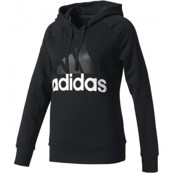 adidas Ess Lin Oh Hd Sudadera, Mujer, Negro