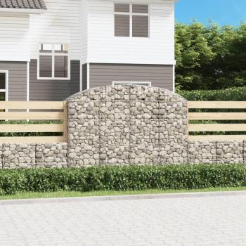Cesta Gabion Arco 200x50x140/160 cm Hierro Galvanizado