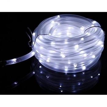 32ft 100 LED 2 Mode Luces de Cuerda Solar, KEEDA Luz Impermeable Luz Accionada Solar Hada Secuencia Para al Aire Libre, Navidad, Boda, Partido, Jardines, Césped Decoraciones