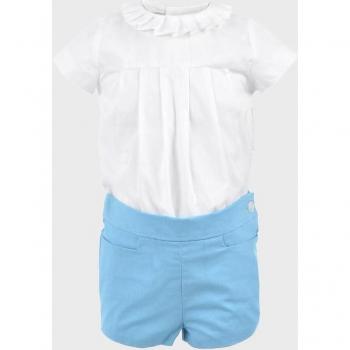 Conjunto de bebé niño en dos piezas de manga corta