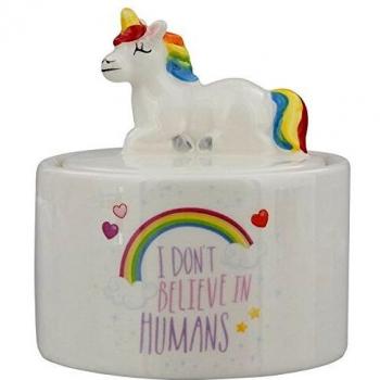Grindstore Joyero de unicornio arcoíris