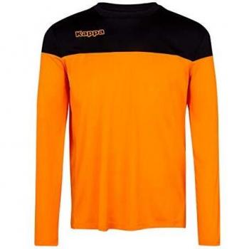 Kappa MARETO LS Camiseta de equipación, Hombre, Naranja/Negro, M
