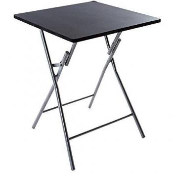 Mesa Plegable Negra Hesperide 60x60x75cm