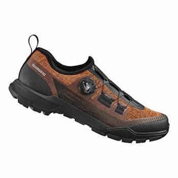 Zapatillas de ciclismo Shimano EX7 Naranja 43, Adultos Unisex, Multicolor, Estándar