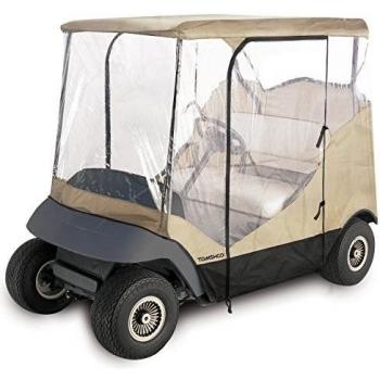 TOMSHOO 4-Sided Cubierta de Carro de Golf Bolsas de Carro para 2 Personas