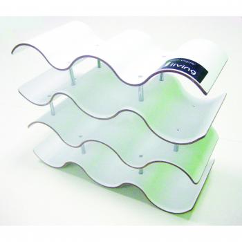 Point-Virgule PV-LIV-1178 Botellero para 10 botellas 4 estantes Blanco