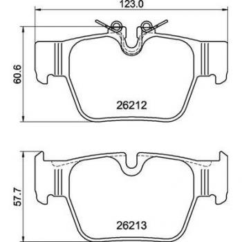 Pastillas de freno BREMBO P 06 117