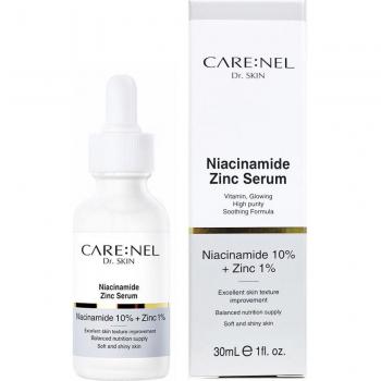 Carenel Niacinamide 10% + Zinc 1% Hydrating Facial Serum for Acne & Dark Spot Treatment - Korean Skin Care
