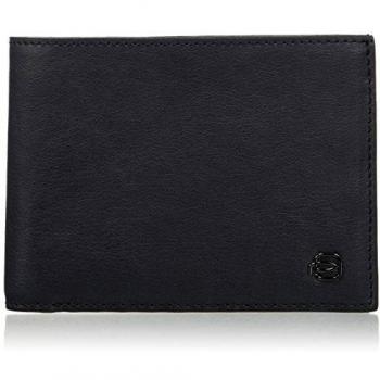 Piquadro Black Square Monedero, 0.59 Liters, Azul