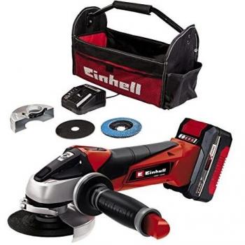 Einhell Power X-Change 18V 4.0Ah Li-Ion Cordless 115mm Angle Grinder Kit