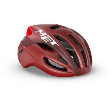 Casco MET Rivale MIPS Rojo Adulto - Ligero, aerodinámico, sistema de ventilación avanzado, tecnología MIPS para mayor seguridad en impactos, ajuste preciso con sistema de retención y correas ajustables