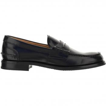 Church's Pembrey Black Leather Loafers for Women, Size 40 (IT) / 10 US