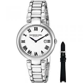 Raymond Weil Reloj Analogico para Mujer de Cuarzo con Correa en Acero Inoxidable 1600-ST-00659