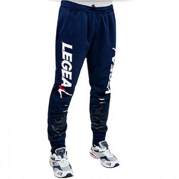 LEGEA Pantalón Deporte Egitto Tornado Azul Marino L