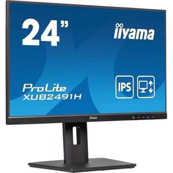 Monitor Iiyama XUB2491H-B1 Full HD 24 IPS 100Hz HDMI DisplayPort Regulable Sin Altavoces
