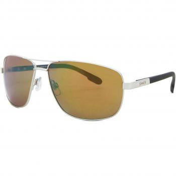 Sinner Brandon X Polarized Silver Men's Sunglasses 62mm