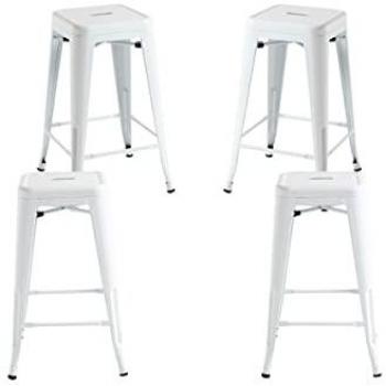 Pack 4 Taburetes Torix Bajos de Diseño Moderno