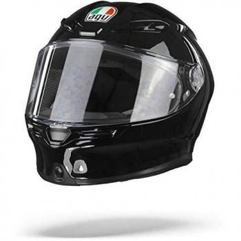 AGV K6 Negro Brillante Casco Integral De Moto Talla XS
