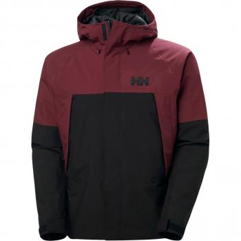 Chaqueta de esquí aislante con capucha Helly Hansen Banff Insulated granate negro - XXL