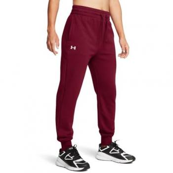 Under Armour Women's Rival Fleece Joggers Red L Regular