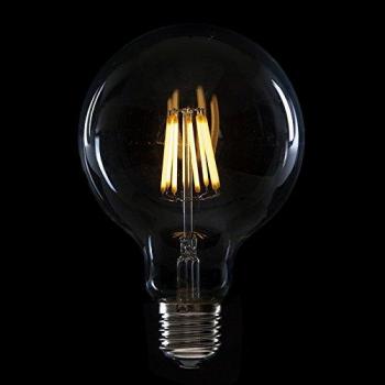 Greenice | Bombilla de LEDs Filamento Vintage G95 E27 8W 800Lm Sophie | Blanco Cálido