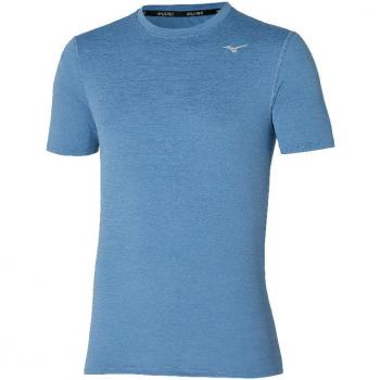 Camiseta de Manga Corta Mizuno Impulse Core Azul para Hombre