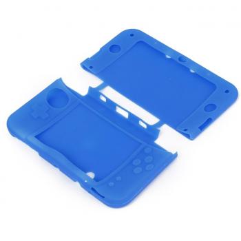 Cubierta Protectora Funda de Silicona Azul para New Nintendo 3DS XL / LL