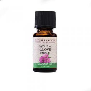 Nature's Answer 100 Percent Pure Organic, Clove Essential Oil, 0.50 Ounce