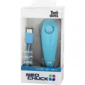 Two Dots - Controller Nunchuck Neo, Color Azul