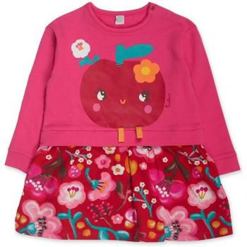 Tuc Tuc - Vestido de bebé niña combinado de felpa Besties