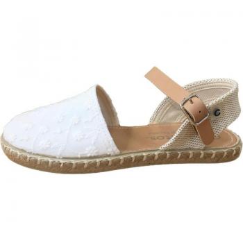 Sandalias de Niña Conguitos NV121504 Blanco - Sandalias blancas para niña, con diseño cómodo y ligero, ideales para el verano, fabricadas en materiales resistentes y fáciles de limpiar